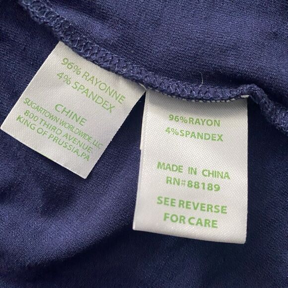 Lilly Pulitzer Misha Wrap Dress True Navy Blue size‎ small - Picture 13 of 14